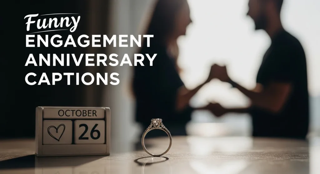 Funny Engagement Anniversary Captions
