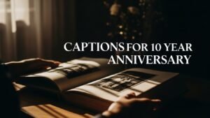 Captions for 10 Year Anniversary