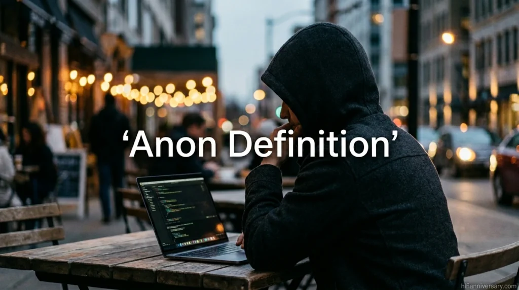 Anon Definition