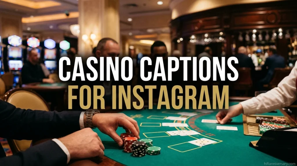 Casino Captions for Instagram