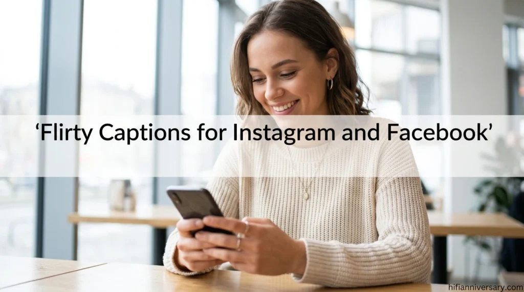 Flirty Captions for Instagram and Facebook