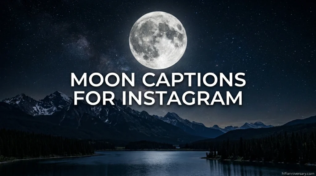 Moon Captions for Instagram