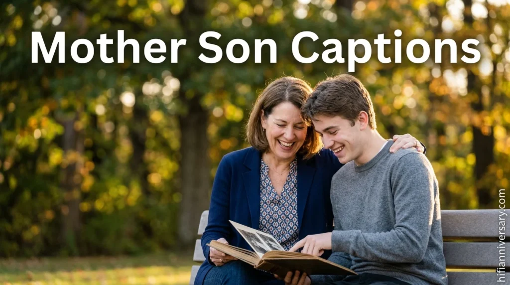 Mother Son Captions
