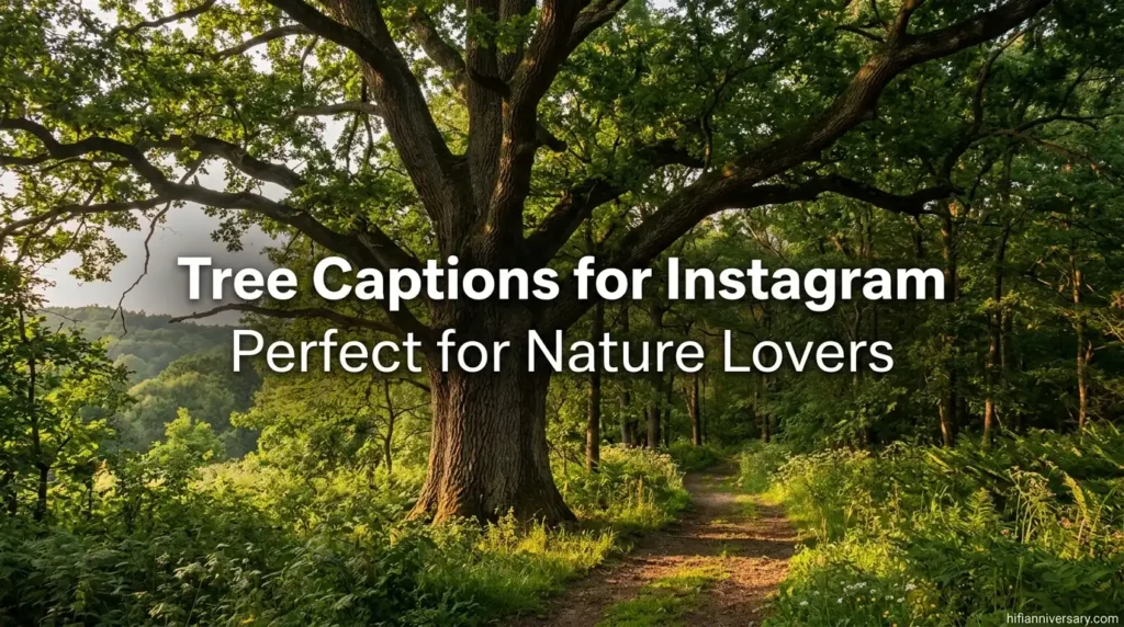 Tree Captions for Instagram Perfect for Nature Lovers