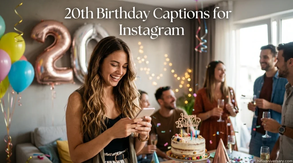 20th Birthday Captions for Instagram