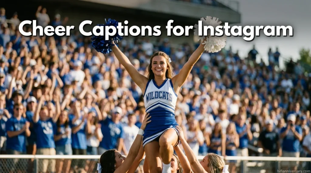 Cheer Captions for Instagram