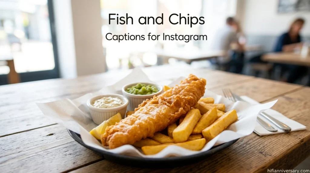 Fish and Chips Captions for Instagram