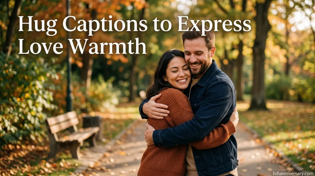 Hug Captions to Express Love Warmth