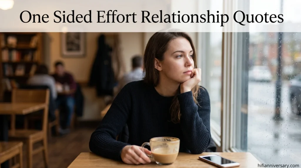 One Sided Effort Relationship Quotes