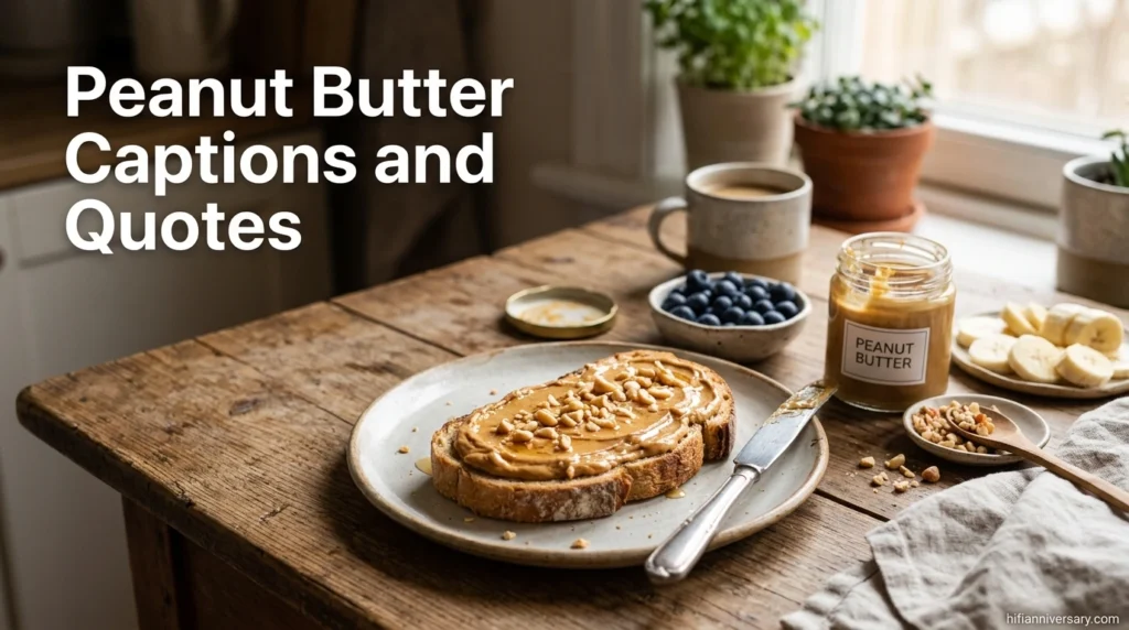 Peanut Butter Captions and Quotes