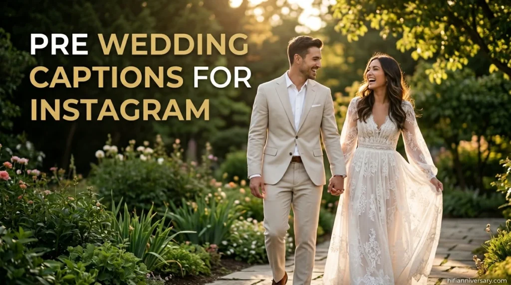 Pre Wedding Captions for Instagram