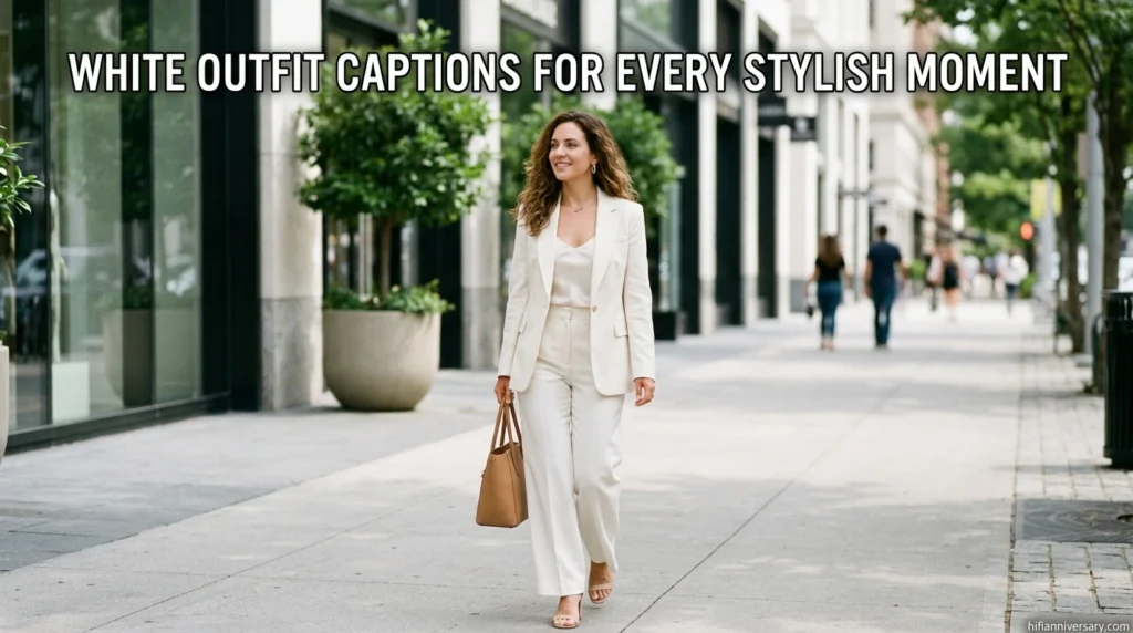 White Outfit Captions for Every Stylish Moment