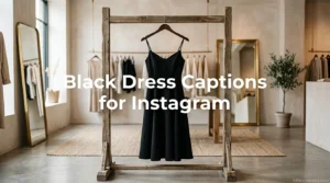 Black Dress Captions for Instagram: 350+ Stylish, Trendy & Viral Caption Ideas