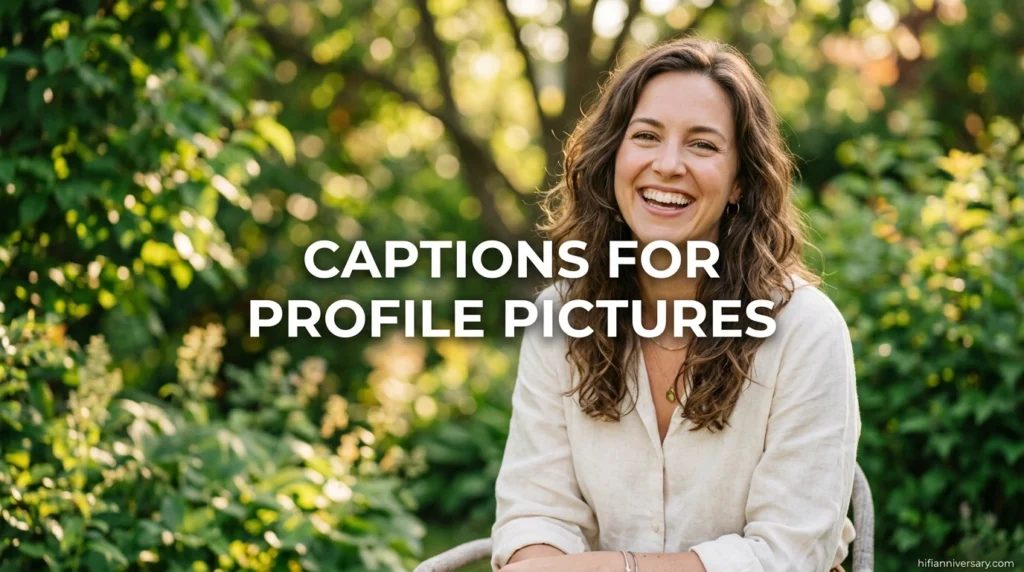 Captions for Profile Pictures