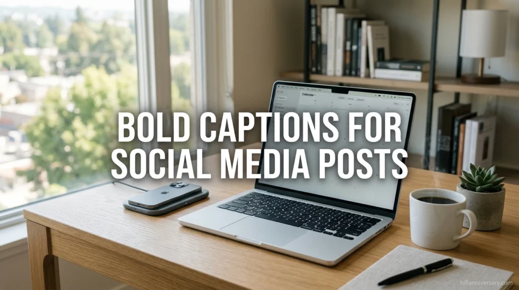 Bold Captions for Social Media Posts: