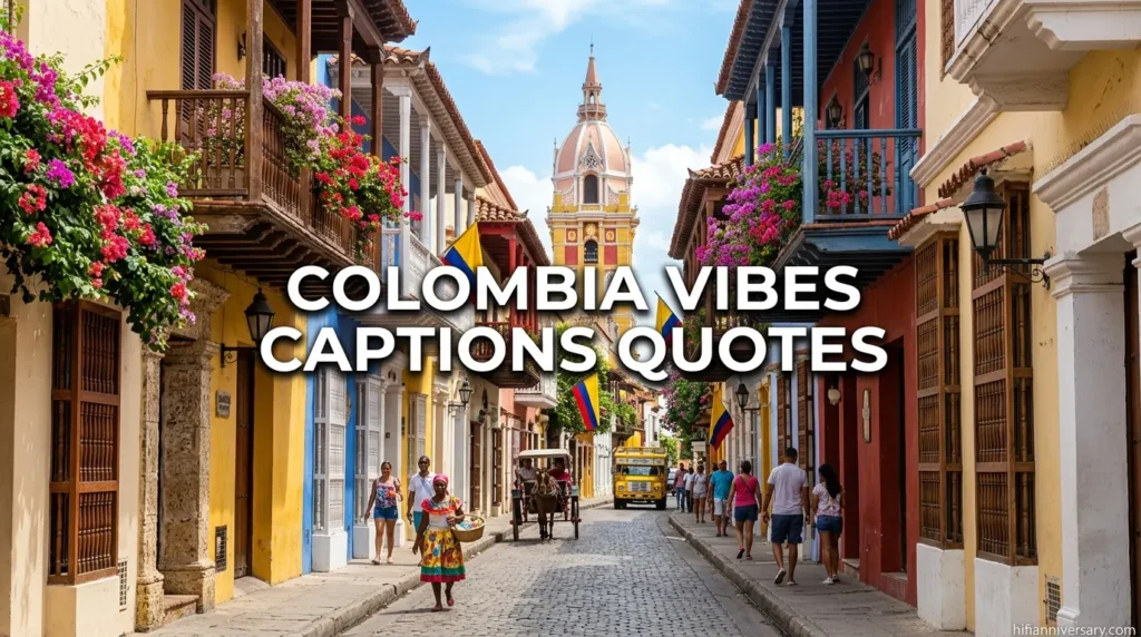 Colombia Vibes Captions Quotes
