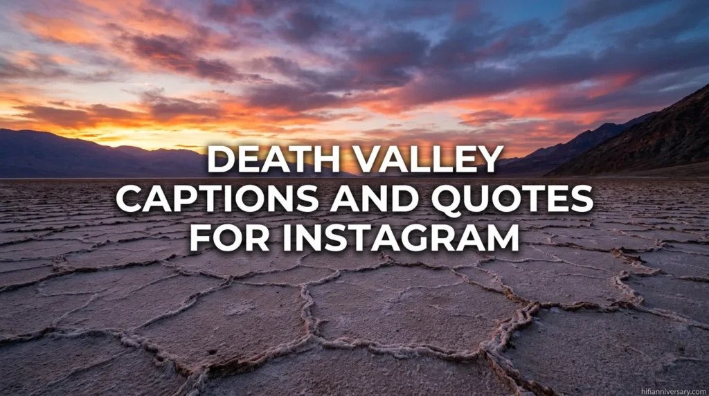 Death Valley Captions and Quotes for Instagram