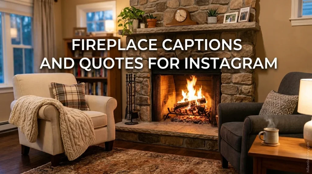 Fireplace Captions and Quotes for Instagram