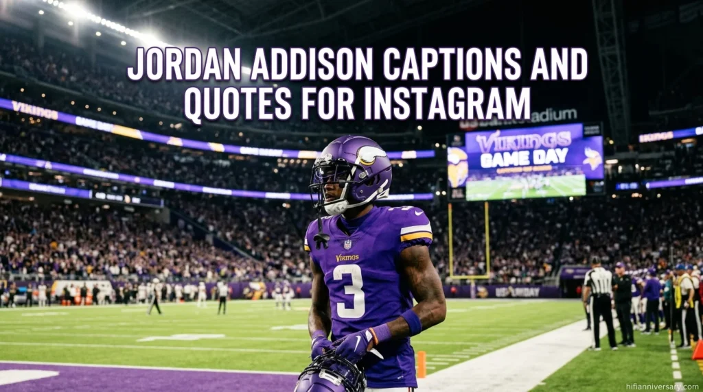 Jordan Addison Captions and Quotes for Instagram