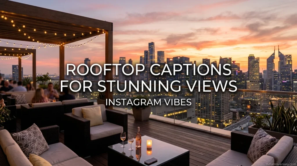 Rooftop Captions for Stunning Views Instagram Vibes