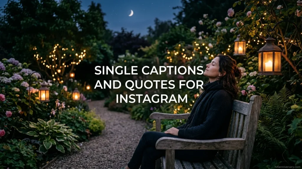 Single Captions And Quotes For Instagram