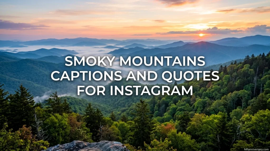 Smoky Mountains Captions and Quotes for Instagram