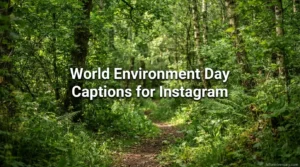 World Environment Day Captions for Instagram