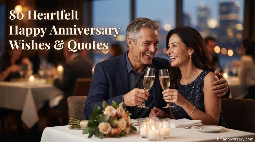 80 Heartfelt Happy Anniversary Wishes & Quotes